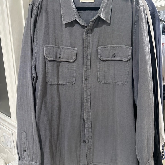 Buck Mason Gray Button-Up Shirt - Picture 2 of 2